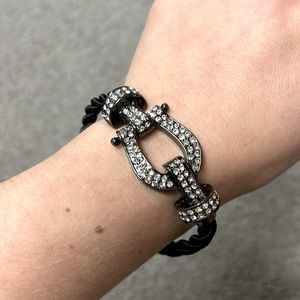 Magnetic gem stone bracelet